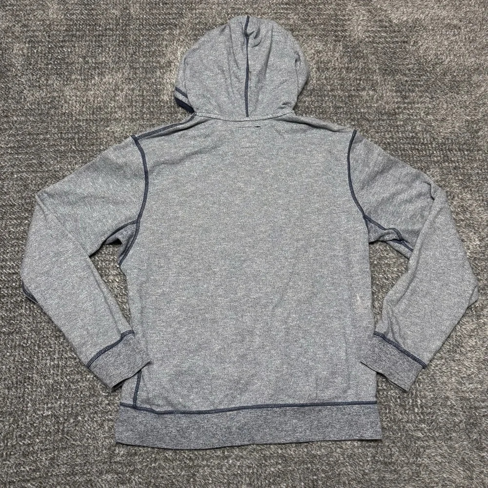 Vintage True Religion Hoodie Mens Medium M Gray Cotton Knit‎ Horseshoe Logo